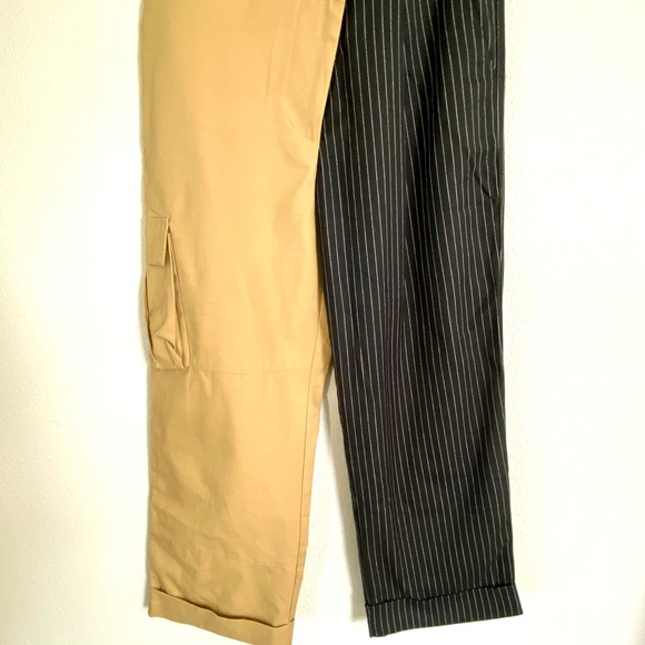 Chic Two-Tone Women's Trousers by Choosy - Picture 13 of 13